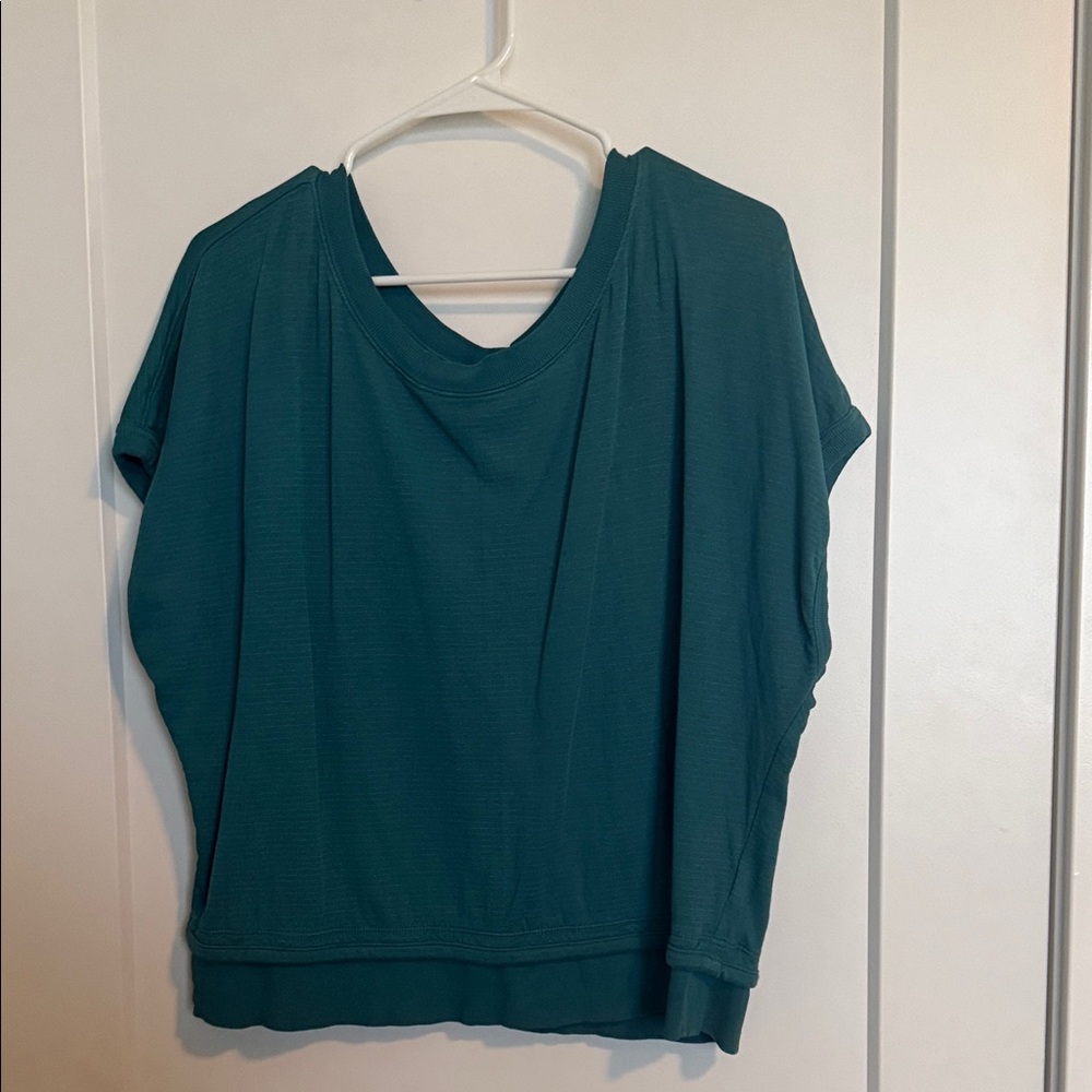 Athleta Teal Relaxed Fit Tunic size medium